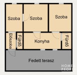 Eladó családi ház, Röszkén 51 M Ft, 3 szobás