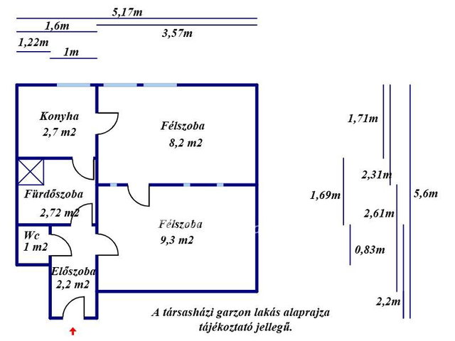 Eladó panellakás, Kecskeméten 26.9 M Ft, 1 szobás