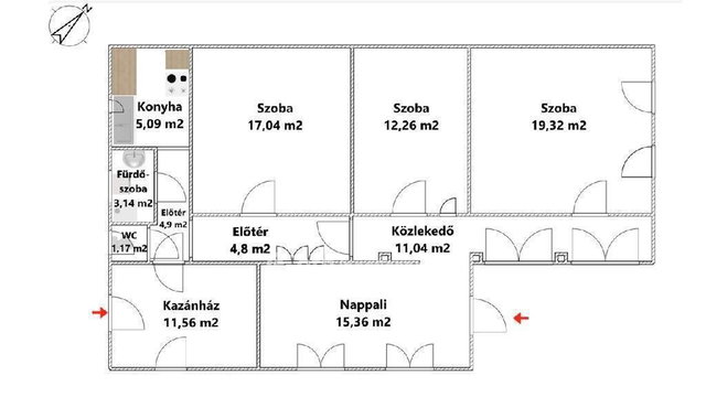 Eladó családi ház, Verpeléten 15 M Ft, 3 szobás