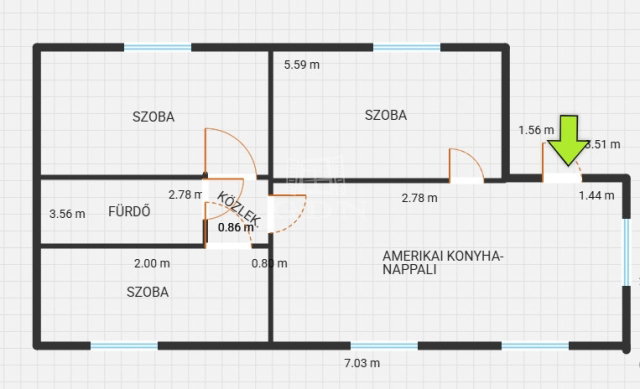 Eladó családi ház, Kömpöcön 32.5 M Ft, 4 szobás