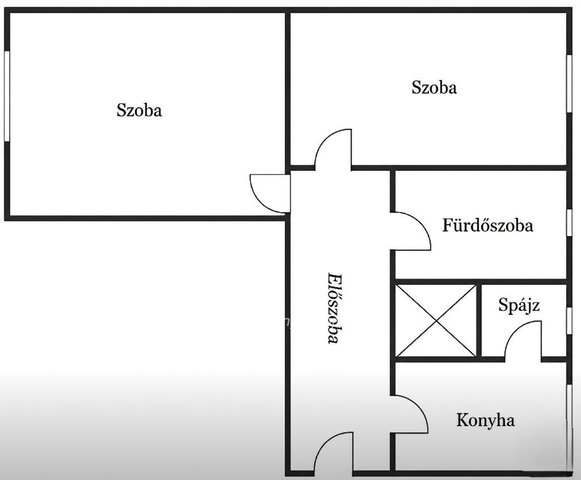 Eladó téglalakás, Miskolcon 24.99 M Ft, 2 szobás
