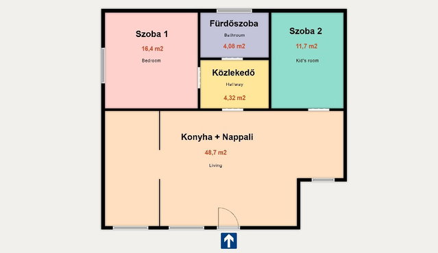 Eladó családi ház, Kiskunhalason 18.2 M Ft, 2 szobás