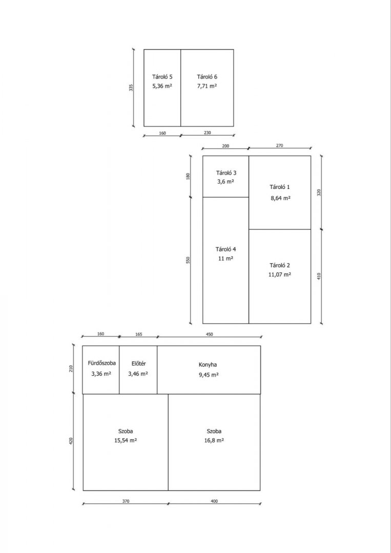 2 bed · 46m² · 17.000.000 ft