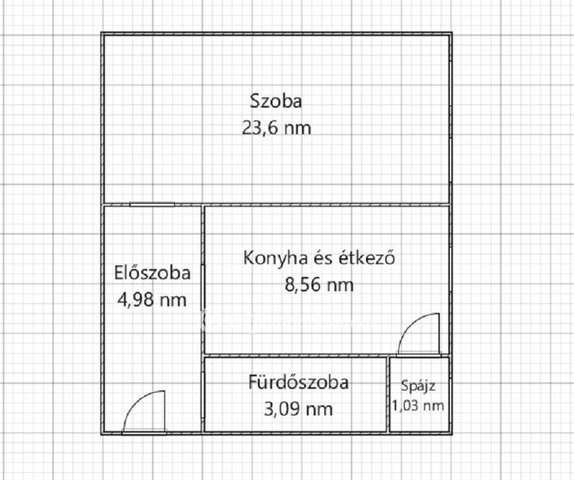Eladó téglalakás, Ajkán 26.5 M Ft, 1 szobás