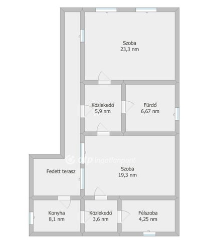 Eladó családi ház, Gyönkön 13 M Ft, 2+1 szobás
