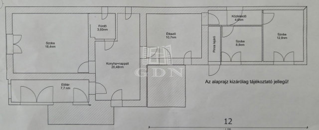Eladó családi ház, Tápiószecsőn 69.9 M Ft, 3 szobás