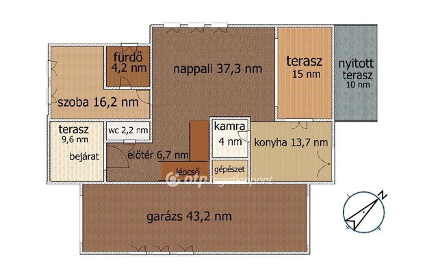 Eladó családi ház, Délegyházán 216 M Ft, 5 szobás