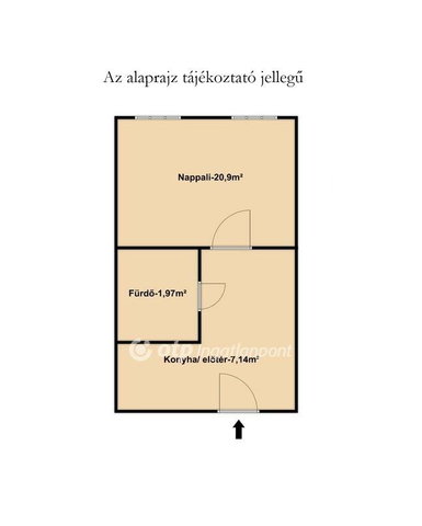 Eladó téglalakás, Budapesten, VIII. kerületben 44.5 M Ft