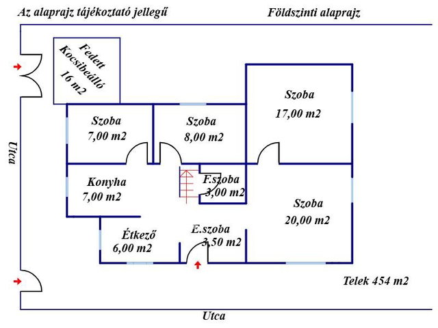 Kiadó nyaraló, Gyulán 230 E Ft / hó, 3+2 szobás