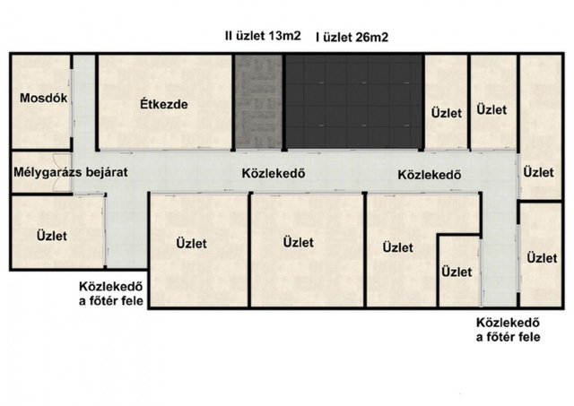 Eladó üzlethelyiség, Budapesten, II. kerületben 24.9 M Ft