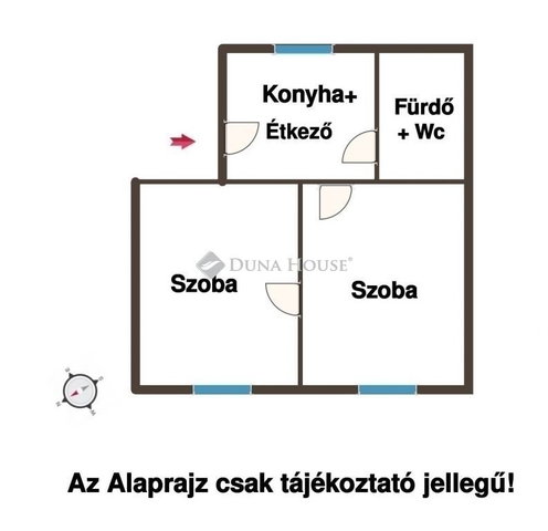 Eladó családi ház, Tápióságon 19.9 M Ft, 2 szobás
