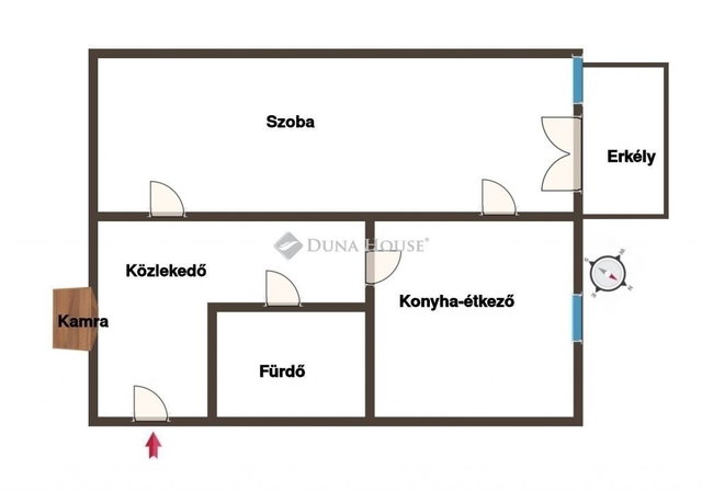 Eladó téglalakás, Kecskeméten 33 M Ft, 1 szobás