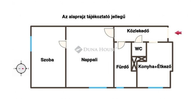 Eladó téglalakás, Szentendrén 57 M Ft, 2 szobás