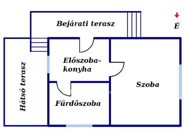 Eladó családi ház, Tardonán 10.9 M Ft, 1 szobás