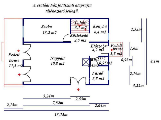 Eladó családi ház, Kecskeméten 115.9 M Ft, 3+2 szobás