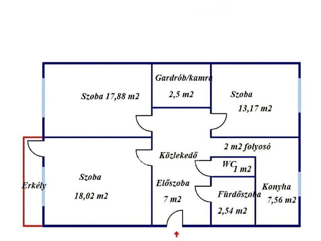 Eladó panellakás, Miskolcon 42 M Ft, 3 szobás