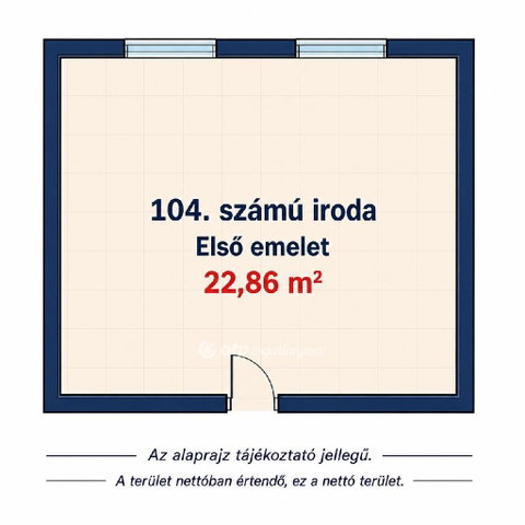 Kiadó iroda, Debrecenben 81 E Ft / hó, 1 szobás