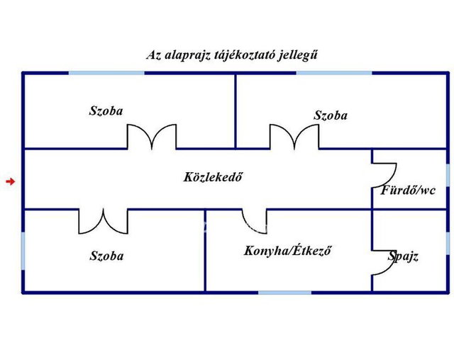 Eladó családi ház, Alsózsolcán 31.5 M Ft, 3 szobás