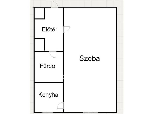 Eladó téglalakás, Nyíregyházán 27.99 M Ft, 1+1 szobás
