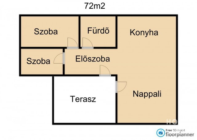 Eladó családi ház, Hódmezővásárhelyen 62.99 M Ft, 3 szobás