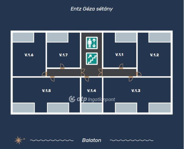 Eladó téglalakás, Keszthelyen 96.5 M Ft, 2 szobás