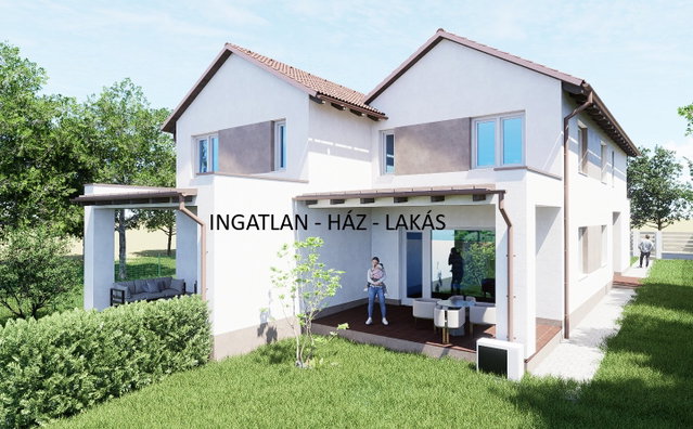 Eladó ikerház, Veresegyházon 130 M Ft, 5 szobás