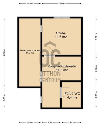Eladó családi ház, Zalaegerszegen 14.9 M Ft, 1 szobás