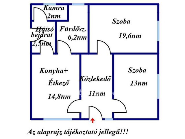 Eladó családi ház, Kunhegyesen 13 M Ft, 2 szobás