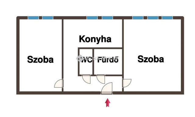 Eladó panellakás, Kecskeméten 43.5 M Ft, 2 szobás
