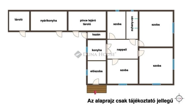 Eladó családi ház, Turán 65 M Ft, 5 szobás