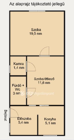 Eladó téglalakás, Budapesten, X. kerületben 49.9 M Ft, 1 szobás