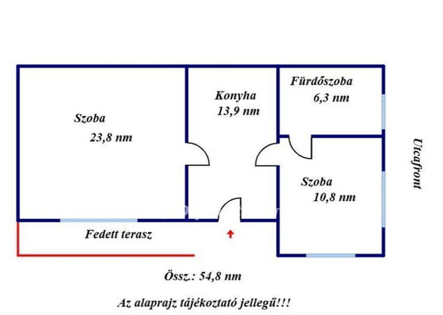 Eladó családi ház, Kisújszálláson 10.5 M Ft, 2 szobás