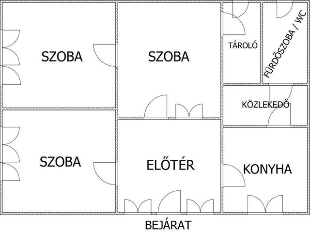 Eladó családi ház, Erdőkövesden 13.5 M Ft, 3 szobás