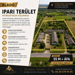 Eladó ipari ingatlan, Nyíregyházán 55 M Ft
