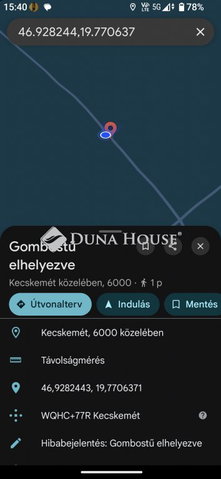 Eladó telek, Kecskeméten 13 M Ft / költözzbe.hu