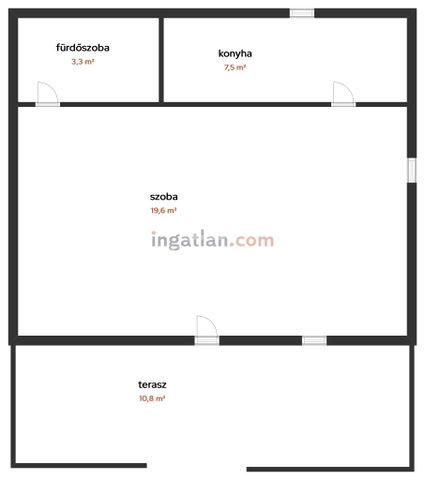 Eladó családi ház, Szigetújfalun 19.9 M Ft, 1 szobás