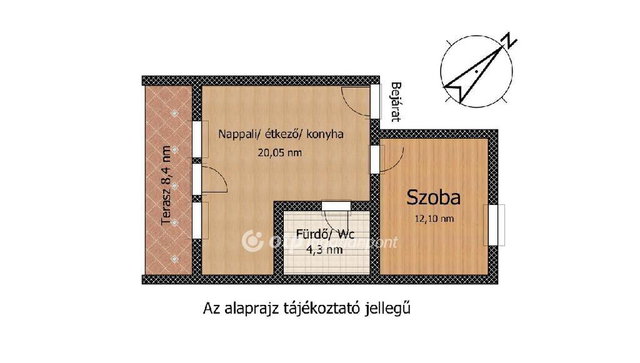 Eladó téglalakás, Szigetszentmiklóson 63.9 M Ft, 2 szobás