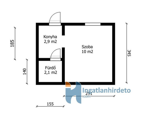 Eladó téglalakás, Budapesten, IV. kerületben 29.9 M Ft, 1 szobás