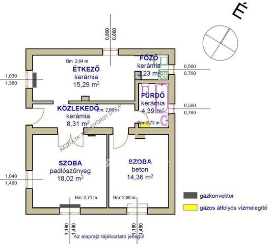 Eladó családi ház, Poroszlón 26 M Ft, 2 szobás