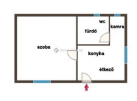 Eladó családi ház, Kecskeméten 31.9 M Ft, 1 szobás