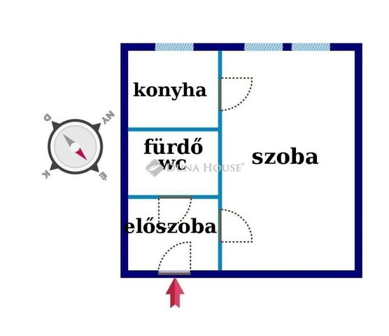 Eladó téglalakás, Kecskeméten 31 M Ft, 1 szobás
