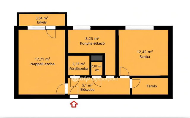 Kiadó panellakás, albérlet, Kazincbarcikán 130 E Ft / hó