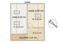 Eladó sorház, Szigetszentmiklóson 73 M Ft, 2+1 szobás