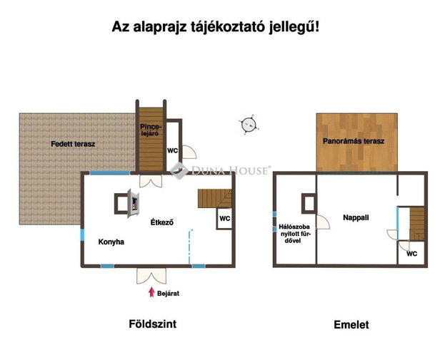 Kiadó családi ház, albérlet, Etyeken 370 E Ft / hó, 2 szobás