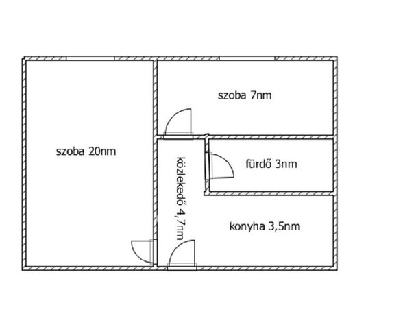 Eladó panellakás, Ajkán 29.5 M Ft, 1+1 szobás
