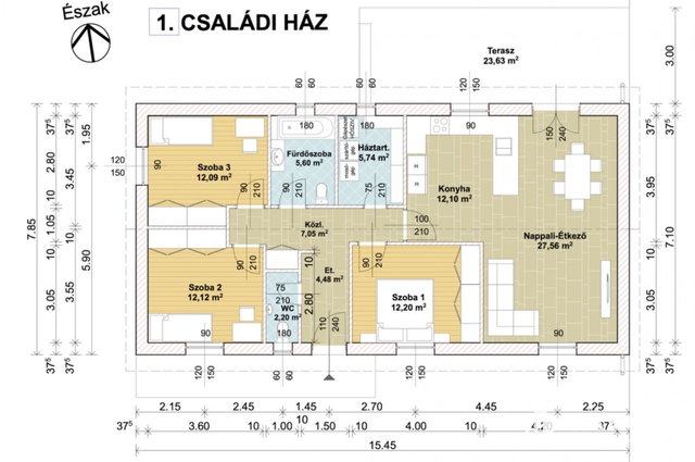 Eladó családi ház, Röszkén 69.99 M Ft, 4 szobás