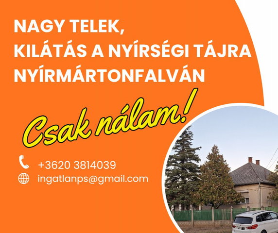 Eladó családi ház, Nyírmártonfalván 36 M Ft, 2 szobás