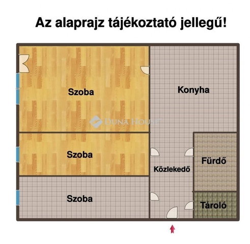 Eladó téglalakás, Hajmáskéren 29 M Ft, 3 szobás