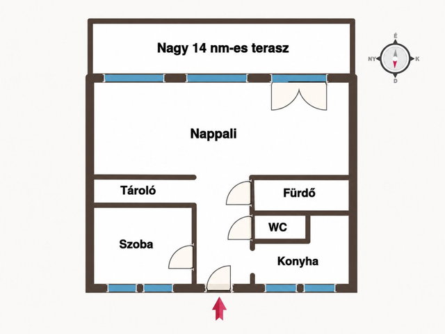 Eladó téglalakás, Budapesten, XIX. kerületben 62.5 M Ft