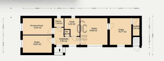 Eladó családi ház, Körmenden 34.6 M Ft, 3 szobás